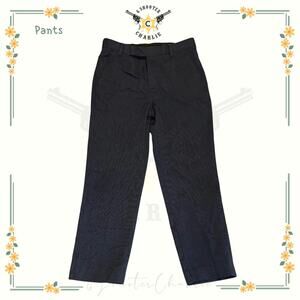 Boys Clavin Klein Gray Mini Check Dress Pants Slacks Trousers Size 8